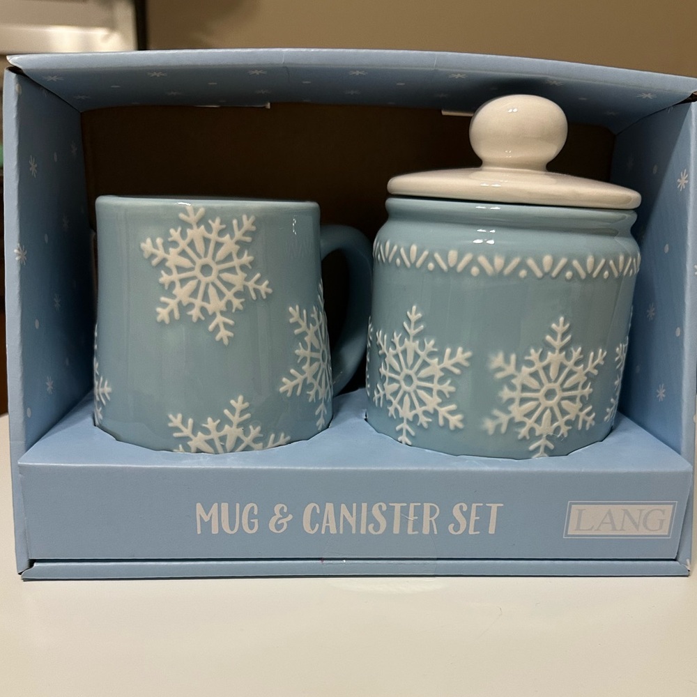 Lang Holiday Mug and Canister Set